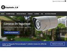 Tablet Screenshot of esquicole.com